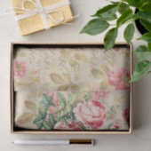 Antiquitätendekoupage & Gewebepapier Rosa & Creme Seidenpapier (Geschenk)