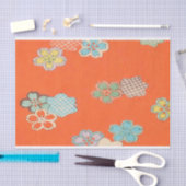 Antiquitätendesign - Blume-Papiertücher Seidenpapier (Handwerk)