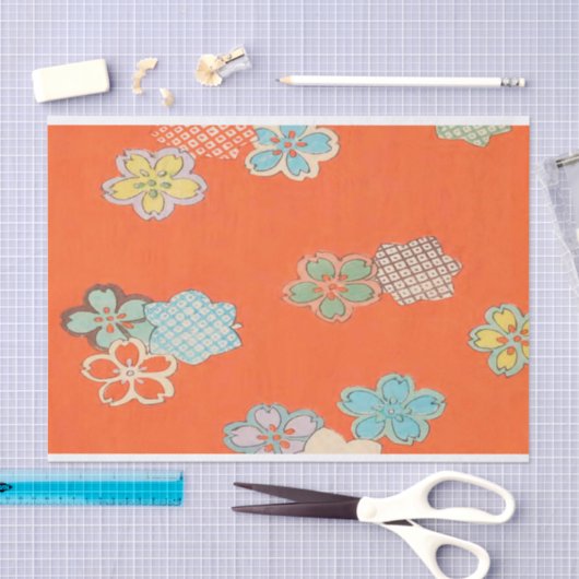 Antiquitätendesign - Blume-Papiertücher Seidenpapier (Handwerk)