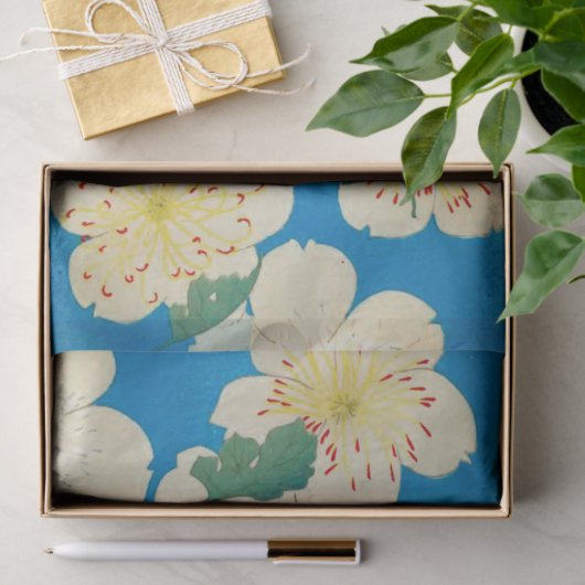 Antiquitätendesign - Blume-Papiertücher Seidenpapier (Geschenk)