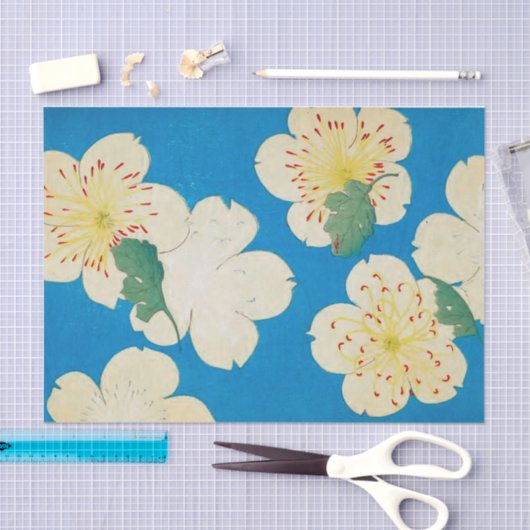 Antiquitätendesign - Blume-Papiertücher Seidenpapier (Handwerk)