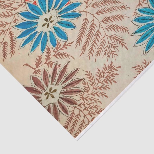 Antiquitätendesign - Blume-Papiertücher Seidenpapier (Ausschnitt)