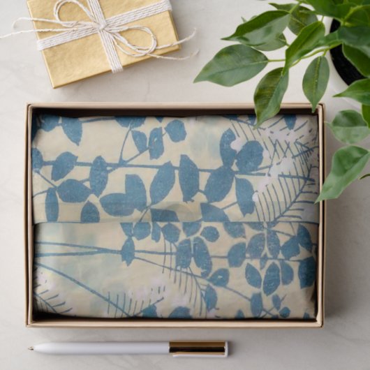 Antiquitätendesign - Blume-Papiertücher Seidenpapier (Geschenk)