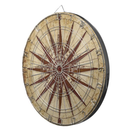 Antiquitätendesign Dartscheibe (Vorderseite rechts)