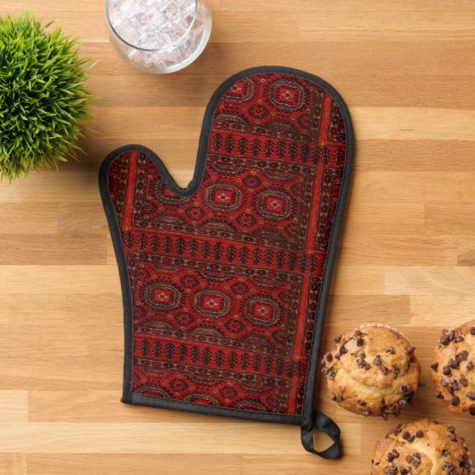 Antiquitätendesign Ofenhandschuh (Oben unten)