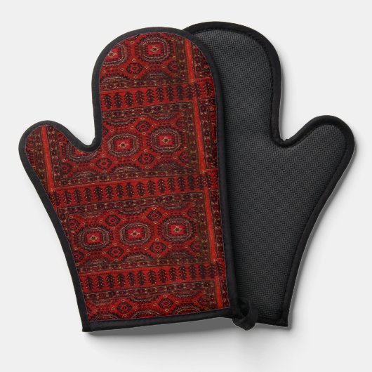 Antiquitätendesign Ofenhandschuh (Vorderseite/Rückseite)