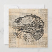 Antiquitätendiagramm Alte Mode Einladung (Vorderseite)