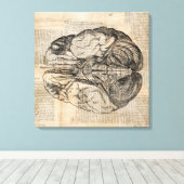 Antiquitätendiagramm Alte Mode Leinwanddruck (Insitu (Holzboden))