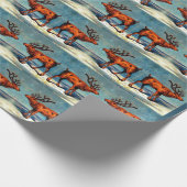 Antiquitätendruck Geschenkpapier (Ecke)