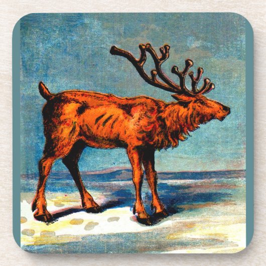 Antiquitätendruck Getränkeuntersetzer (Vorderseite)