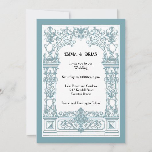 Antiquitäteneinladung Einladung (Vorderseite)