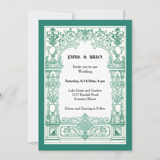 Antiquitäteneinladung Einladung (Vorderseite)