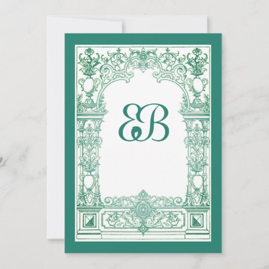 Antiquitäteneinladung Einladung (Rückseite)