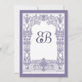 Antiquitäteneinladung Einladung (Rückseite)