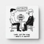 Antiquitätenexperte. Was ist es wert Funny zu mach Fotoplatte (Vorderseite)