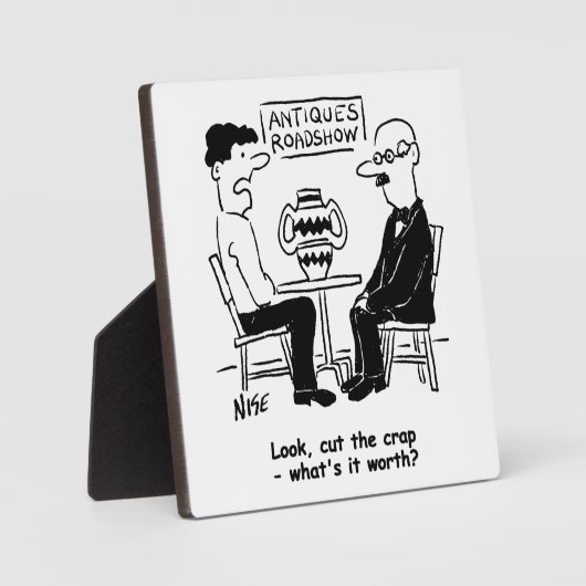 Antiquitätenexperte. Was ist es wert Funny zu mach Fotoplatte (Vorderseite)