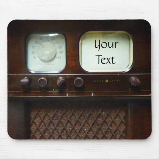 Antiquitätenfernsehen und Radio Mousepad (Vorne)