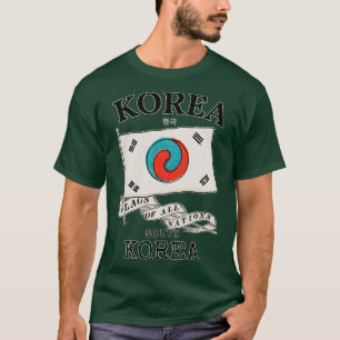 Antiquitätenflagge in Südkorea T-Shirt