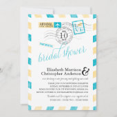 Antiquitätenflugzeug-Brautparty Einladung (Vorderseite)