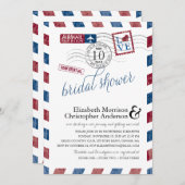 Antiquitätenflugzeug-Brautparty Einladung (Vorne/Hinten)