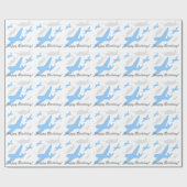 Antiquitätenflugzeug Geschenkpapier (Flach)