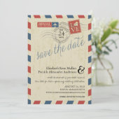 Antiquitätenflugzeug Save the Date (Stehend Vorderseite)