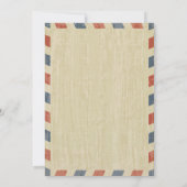 Antiquitätenflugzeug Save the Date (Rückseite)