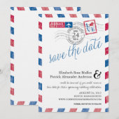 Antiquitätenflugzeug Save the Date (Vorne/Hinten)