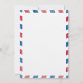 Antiquitätenflugzeug Save the Date (Rückseite)