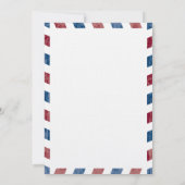 Antiquitätenflugzeug Save the Date (Rückseite)