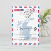 Antiquitätenflugzeug Schottland Post Empfang Einladung (Stehend Vorderseite)
