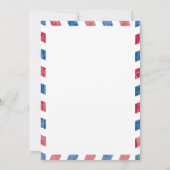 Antiquitätenflugzeug Schottland Post Empfang Einladung (Rückseite)