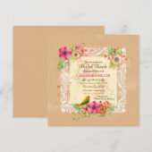 Antiquitätenflüster Einladung (Vorne/Hinten)