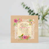 Antiquitätenflüster Einladung (Stehend Vorderseite)