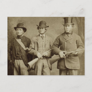 Antiquitätenfotografie - Das Party der Jagd Postkarte