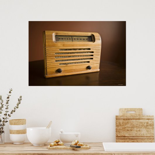 Antiquitätenfunk Poster (Küche)