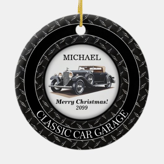 Antiquitätengarage Keramik Ornament (Hinten)