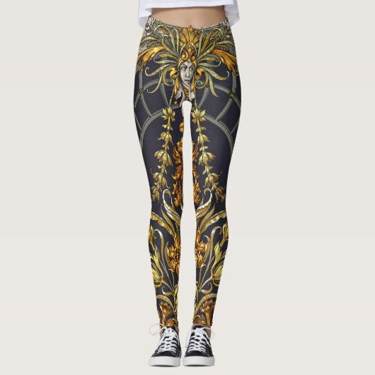 Antiquitätengarten Einfahrt Leggings (Vorderseite)