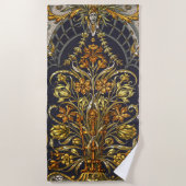 Antiquitätengarten Einfahrt Strandtuch (Vorderseite)