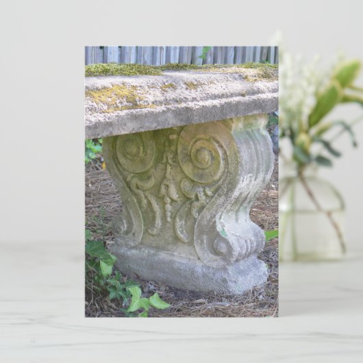 Antiquitätengarten Einladung (Stehend Vorderseite)