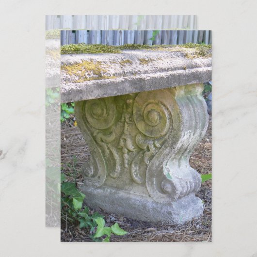 Antiquitätengarten Einladung (Vorne/Hinten)