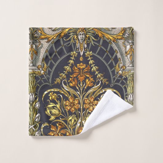 Antiquitätengarten Einstiegstücher Badhandtuch Set (Waschlappen)