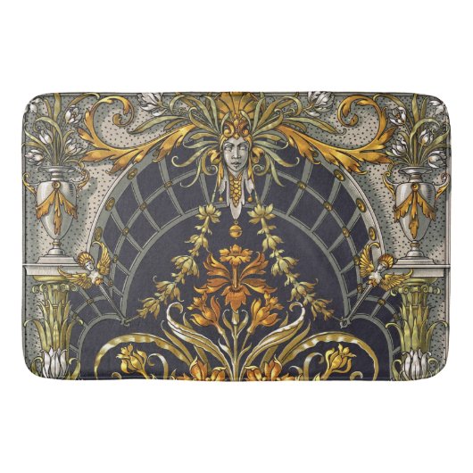 Antiquitätengarten Eintritt Bath Mat Badematte (Vorderseite)
