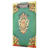 Antiquitätengebirge und viktorianische Grüne Klemmbrett (Links)