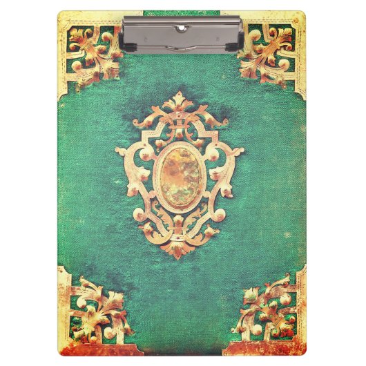 Antiquitätengebirge und viktorianische Grüne Klemmbrett (Vorderseite)