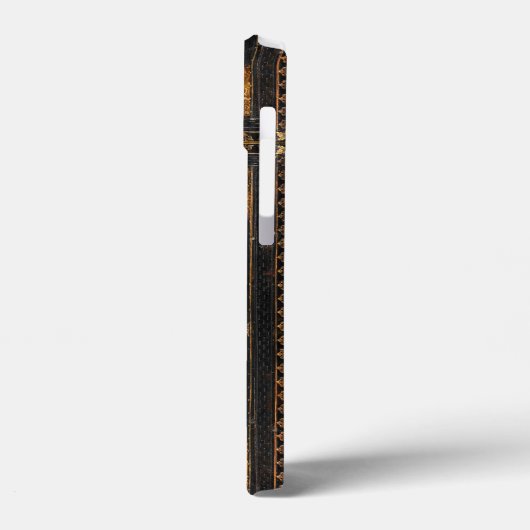 Antiquitätengehäuse mit Monogramm Case-Mate iPhone Hülle (Rückseite / Links)