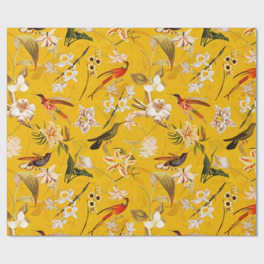 Antiquitätengelb Geschenkpapier (Flach)