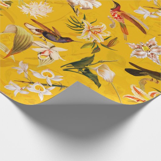 Antiquitätengelb Geschenkpapier (Ecke)