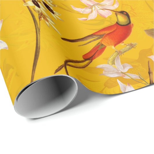 Antiquitätengelb Geschenkpapier (Rolleneckpunkt)