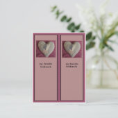 Antiquitätengequiltes Lesezeichen Postkarte (Stehend Vorderseite)